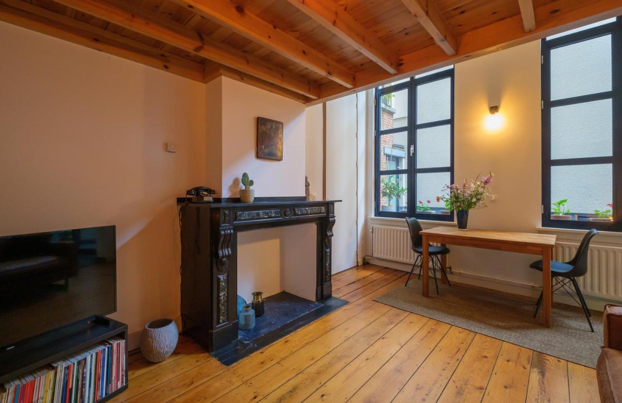 Duplex In Historical Centre With Private Courtyard Appartement Antwerpen Buitenkant foto